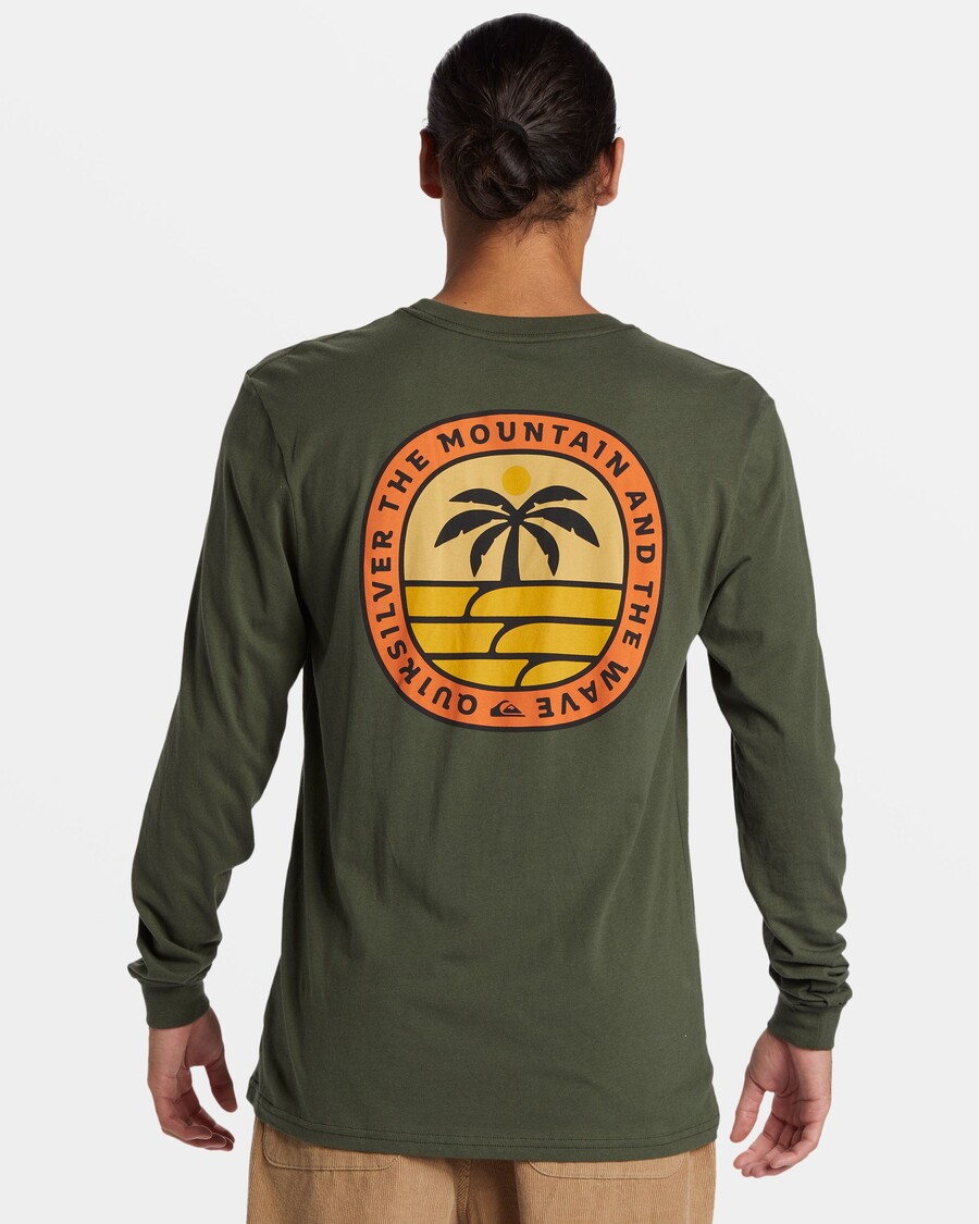Quik Silver Solo Arbol Long Sleeve T-Shirt - Climbing Ivy
