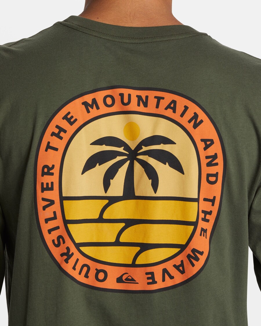 Quik Silver Solo Arbol Long Sleeve T-Shirt - Climbing Ivy