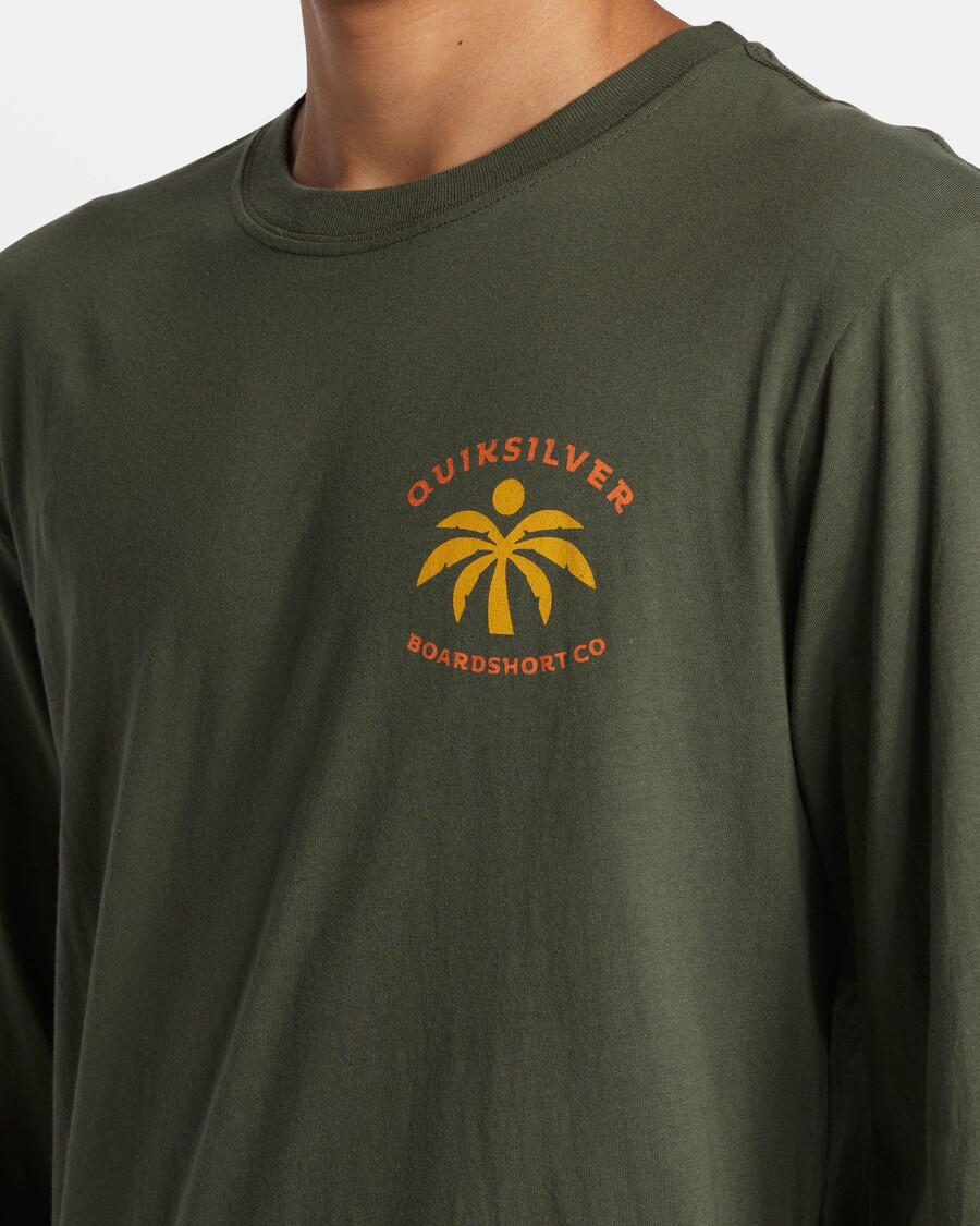 Quik Silver Solo Arbol Long Sleeve T-Shirt - Climbing Ivy