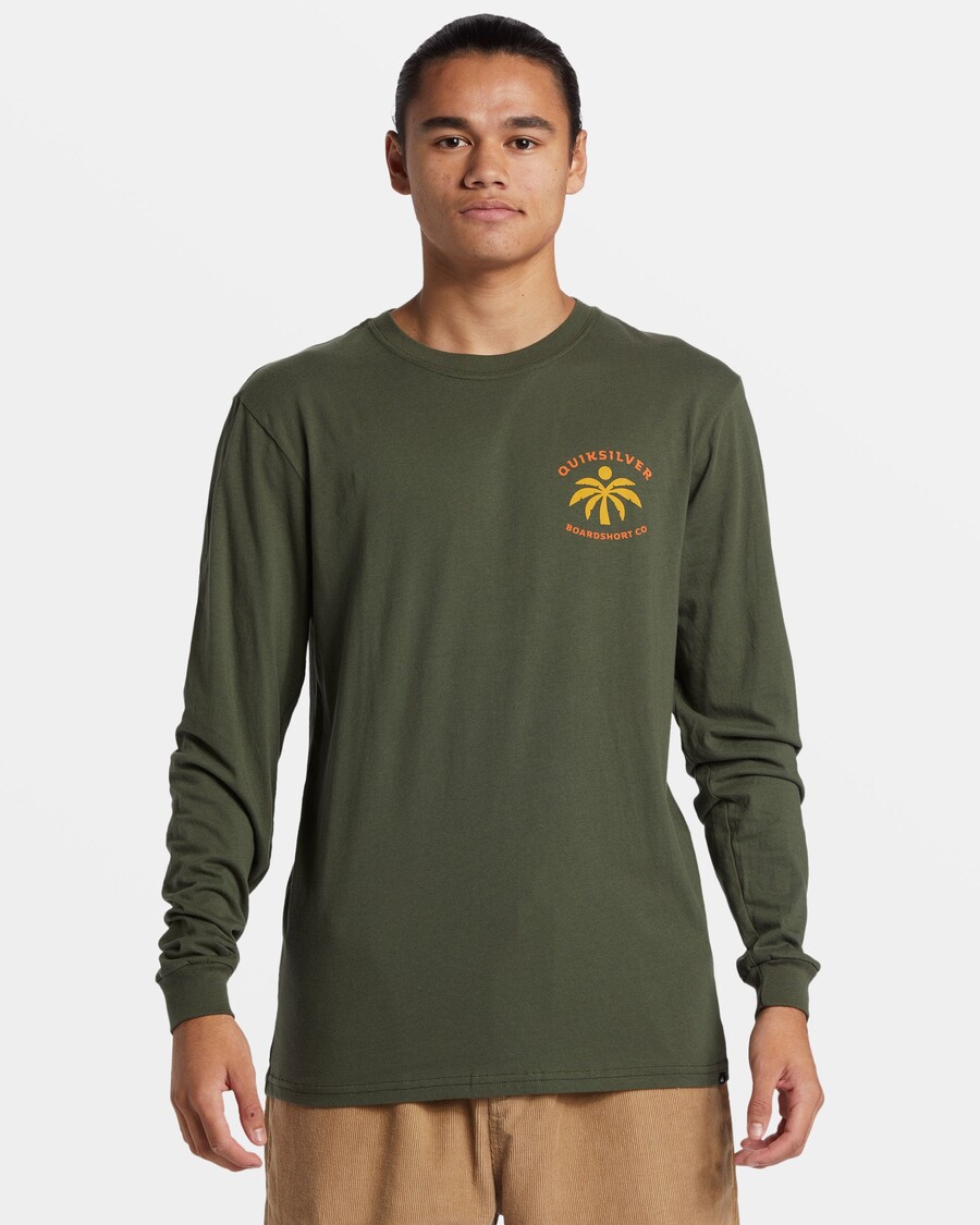 Quicksilver Solo Arbol Tričko S Dlouhým Rukávem - Popínavý Břečťan