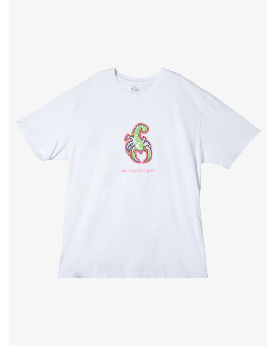 γραφικό T-shirt Quiksilver Snyc - λευκό