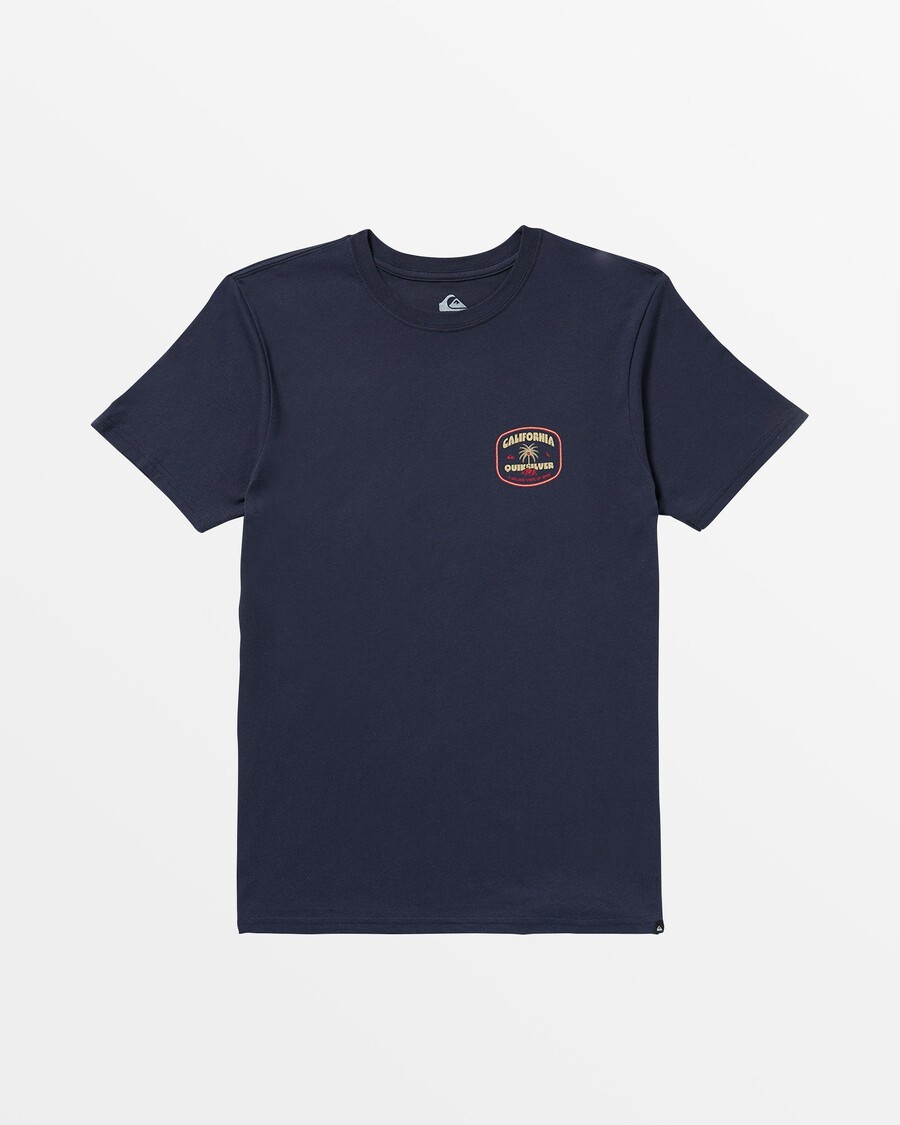 Quik Silver California Walking Palms Tričko - Navy Sako