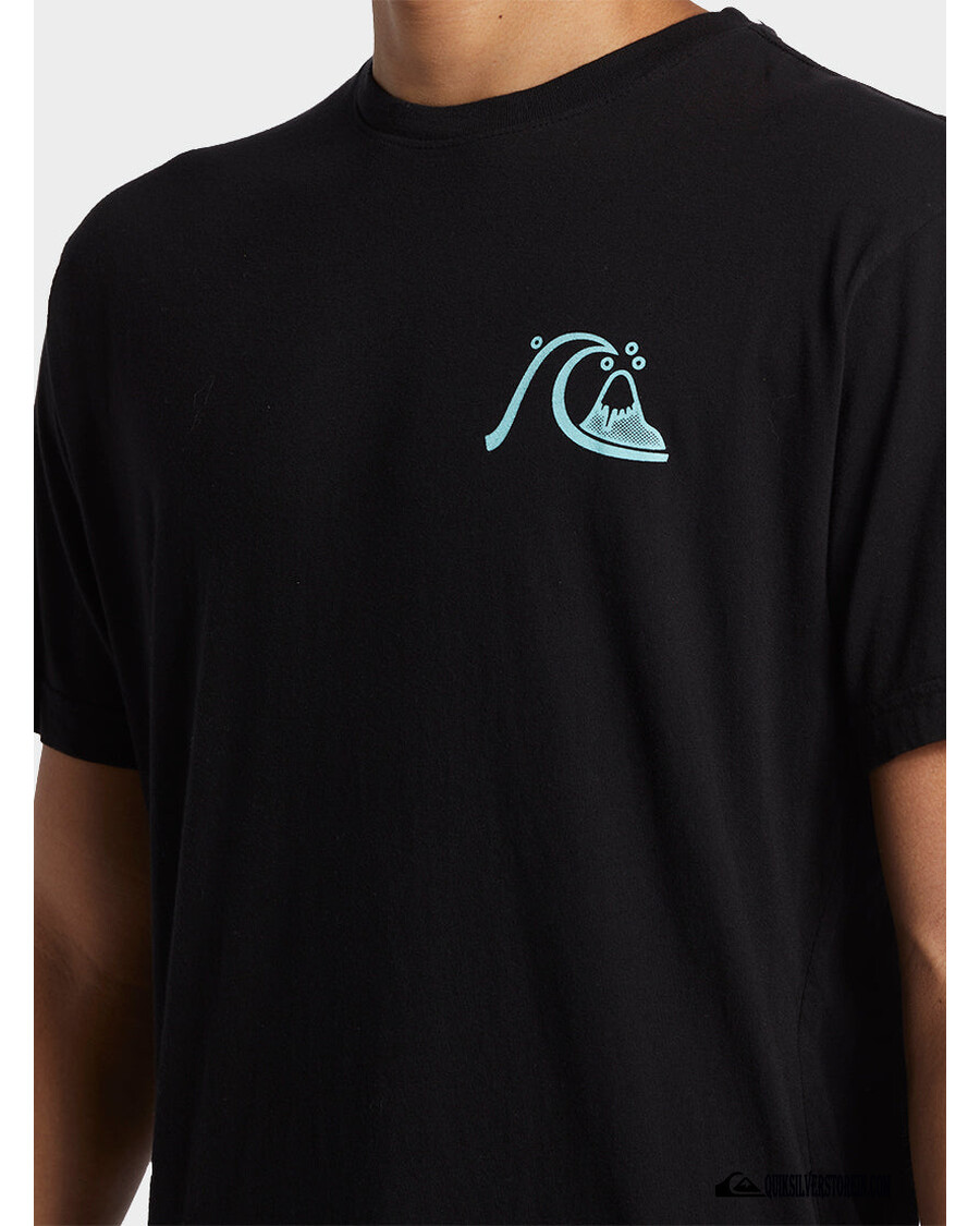 Kaos Quik Silver Send Wax Mtz - Hitam