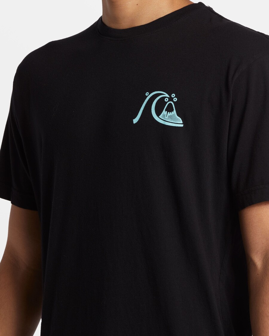 Kaos Quik Silver Send Wax Mtz - Hitam