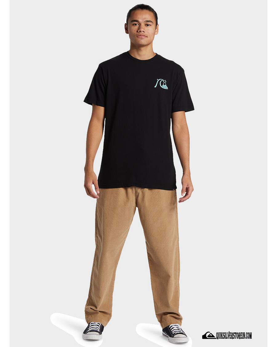 Kaos Quik Silver Send Wax Mtz - Hitam