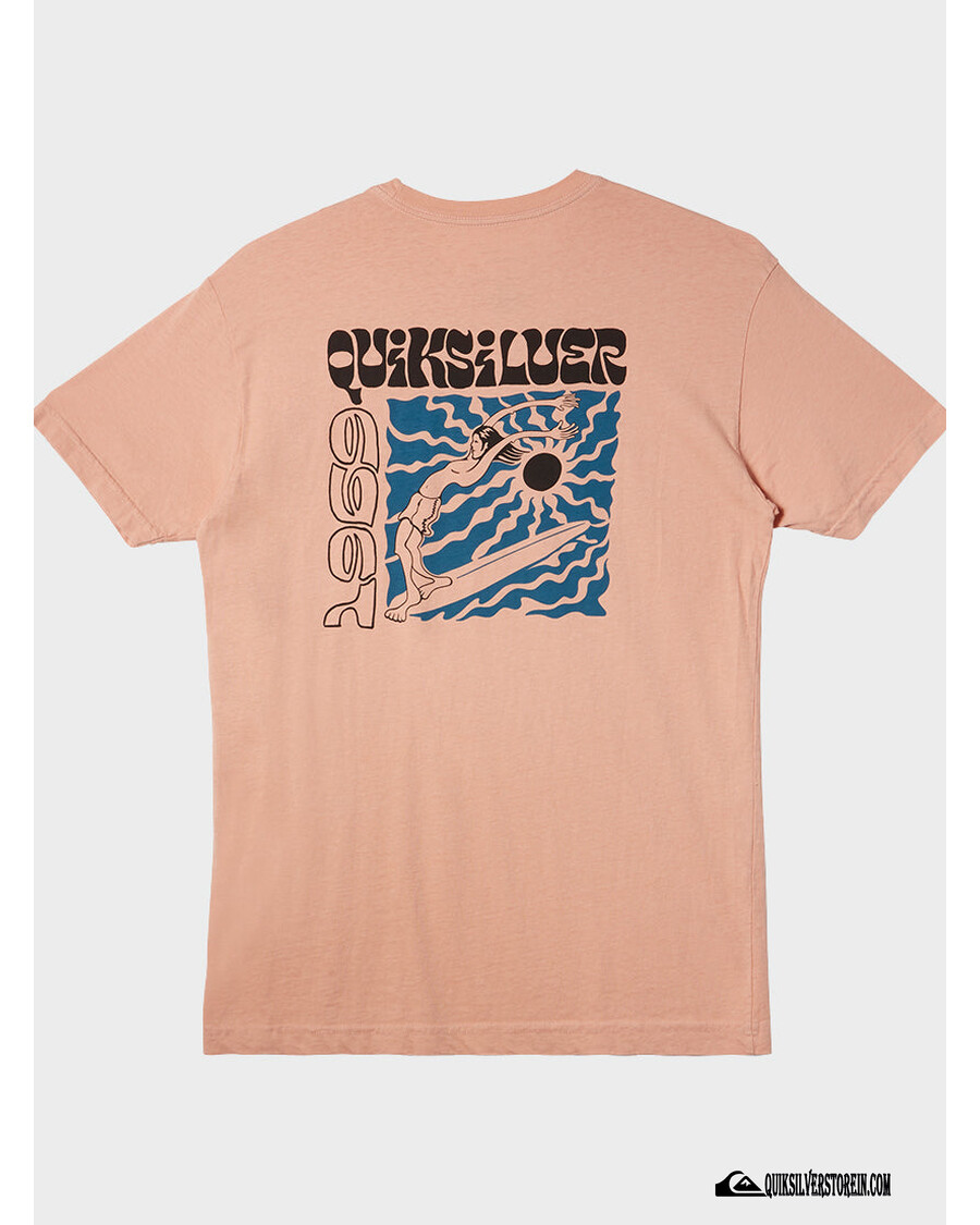 Quik Silver Enjoy The Ride Mtz Tričko - Dusty Pink