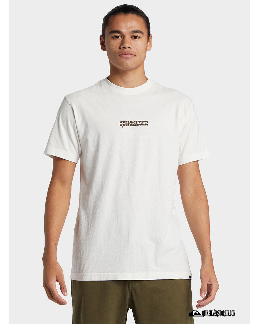 Quik Silver Enjoy The Ride Mtz T-Shirt - Gardenia