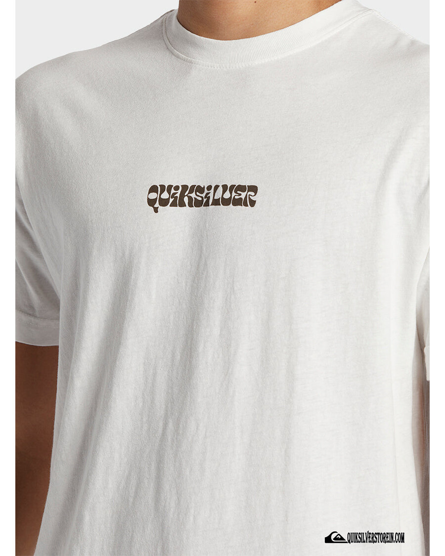 Quik Silver Enjoy The Ride Mtz T-Shirt - Gardenia