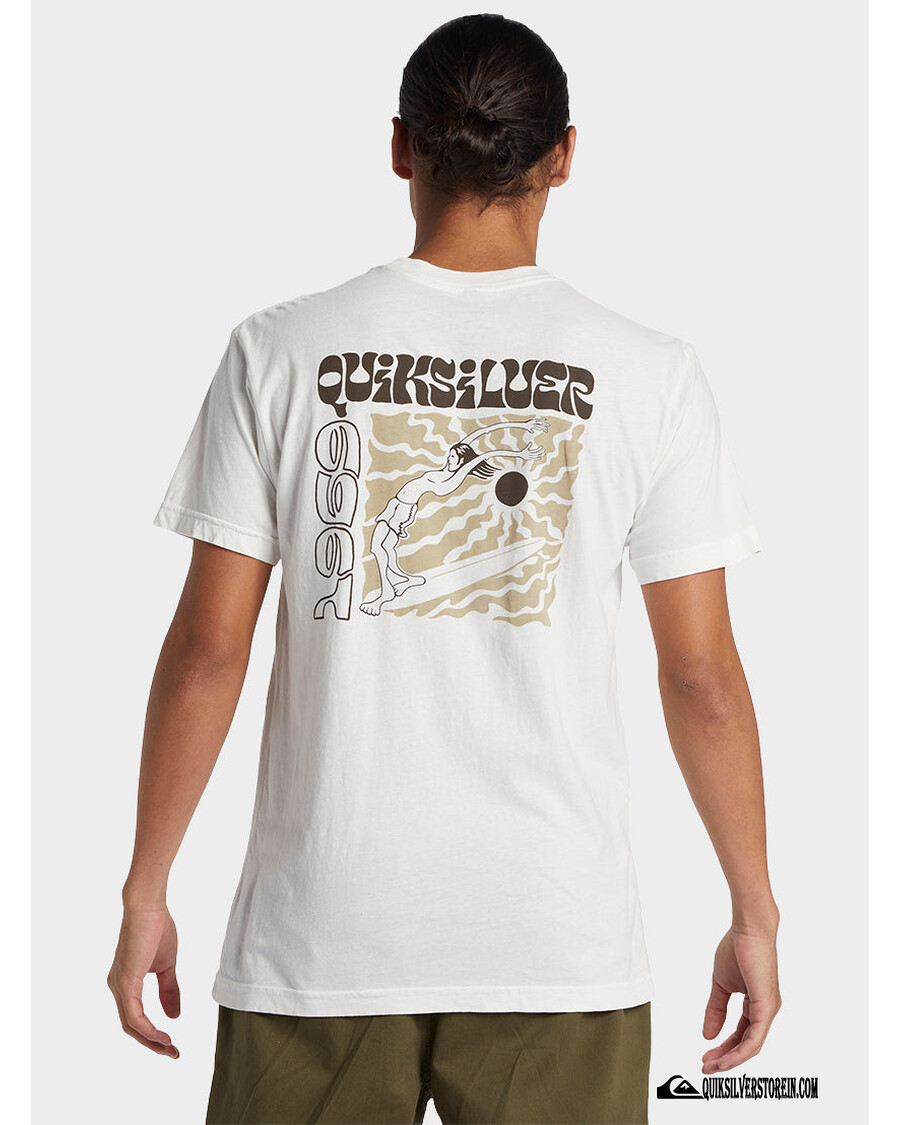 Quik Silver Enjoy The Ride Mtz T-Shirt - Gardenia