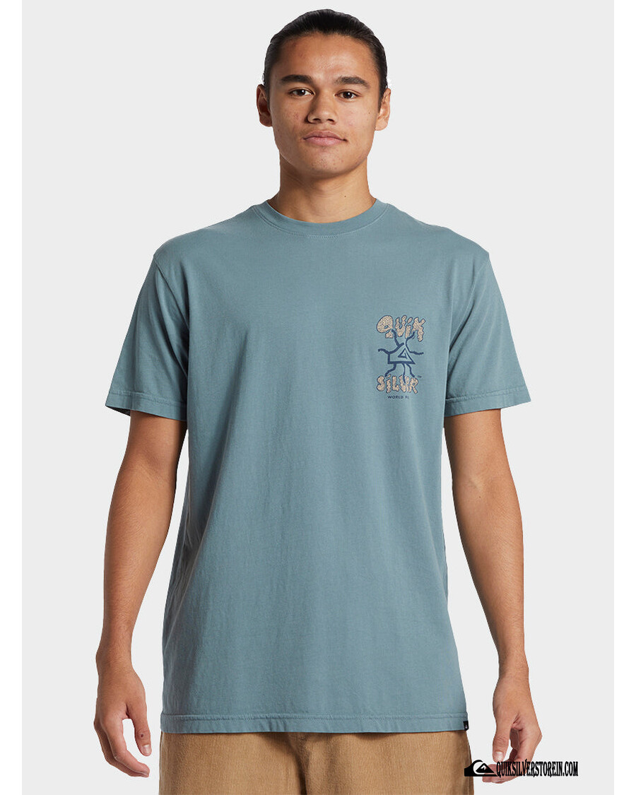 куик силвер глобал форце мтз мајица - егејско плава