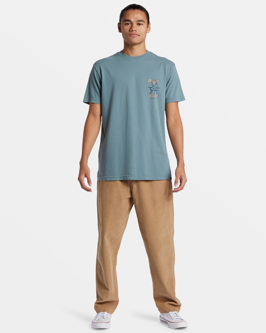 куик силвер глобал форце мтз мајица - егејско плава