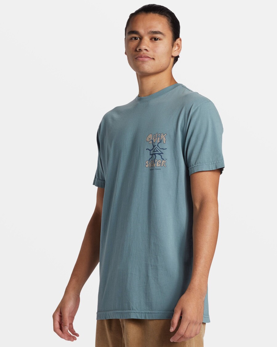 куик силвер глобал форце мтз мајица - егејско плава