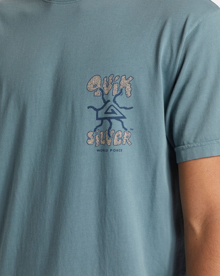 куик силвер глобал форце мтз мајица - егејско плава