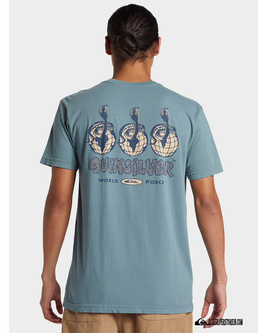 куик силвер глобал форце мтз мајица - егејско плава