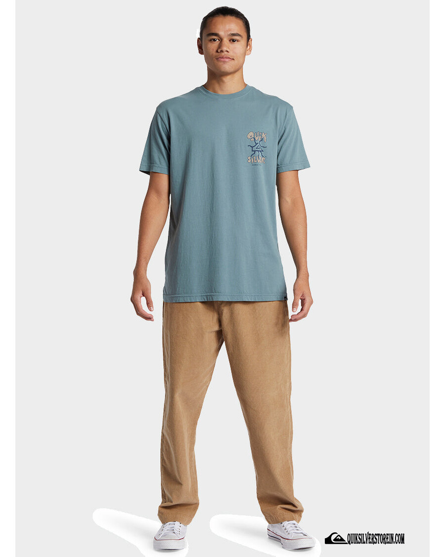 куик силвер глобал форце мтз мајица - егејско плава