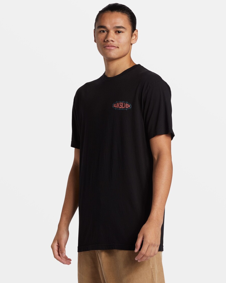 Quik Silver Guard Dog Mtz T-Shirt - Black