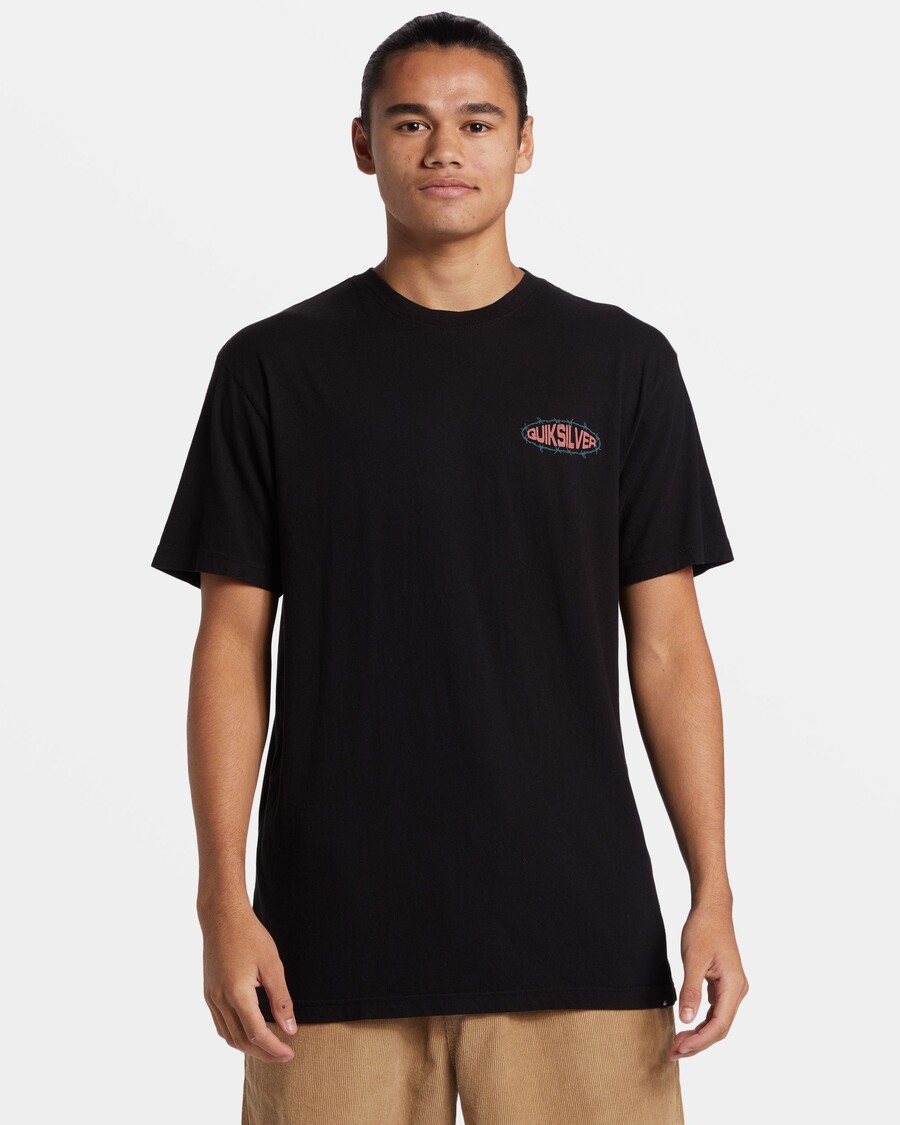 T-shirt Quik ασημί Guard Dog Mtz - μαύρο