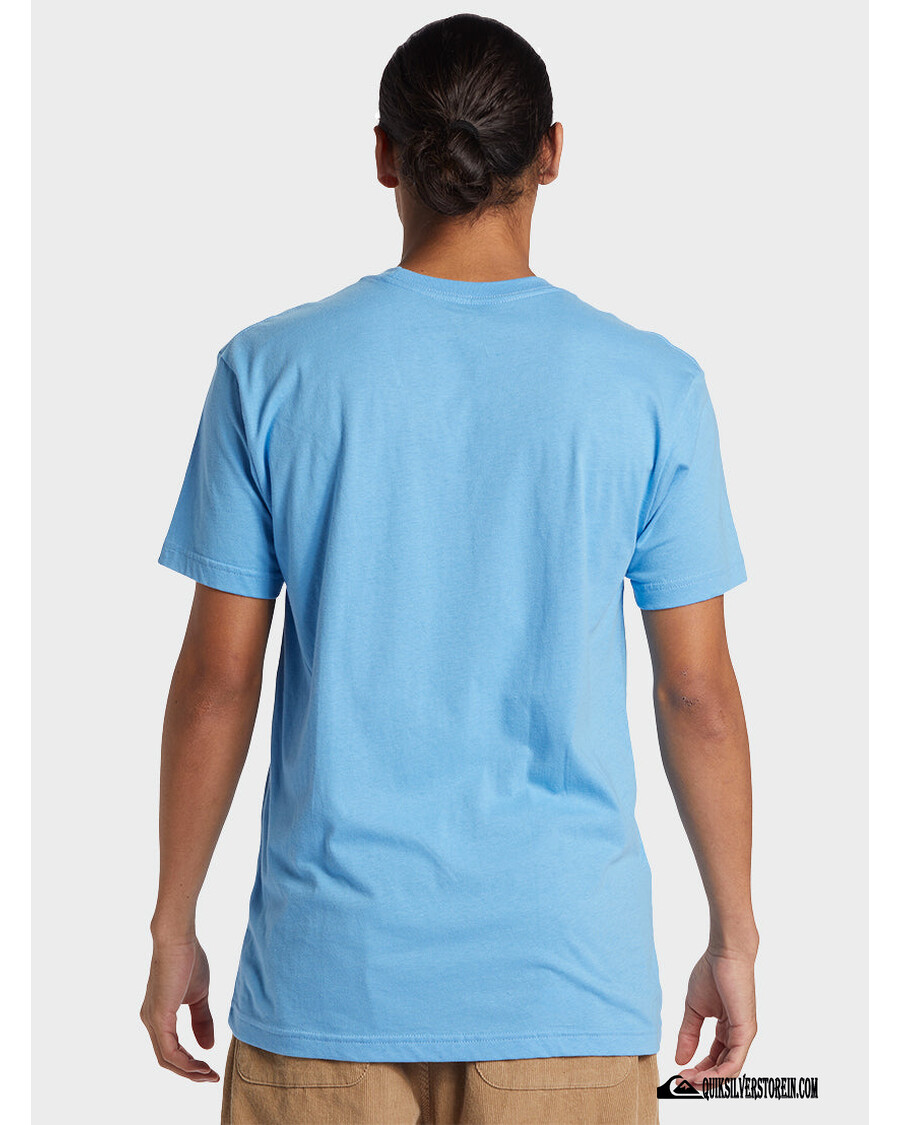 Quiksilver Hawaii Palme Og Hodeskalle T-skjorte - Asurblå