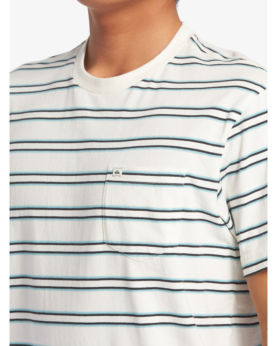 Quik Silver Cruiser Pocket T-Shirt - Snow White Cruiser Pkt Tee