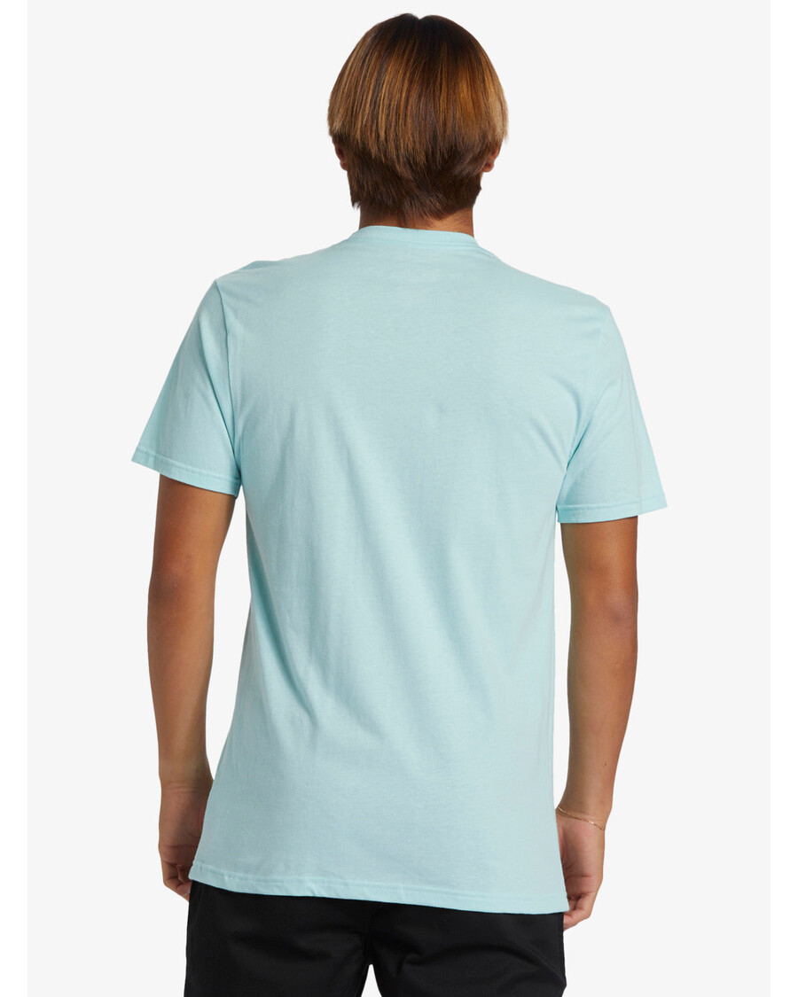 Quik Silver Comp Logo T-Shirt - Pastel Turquoise
