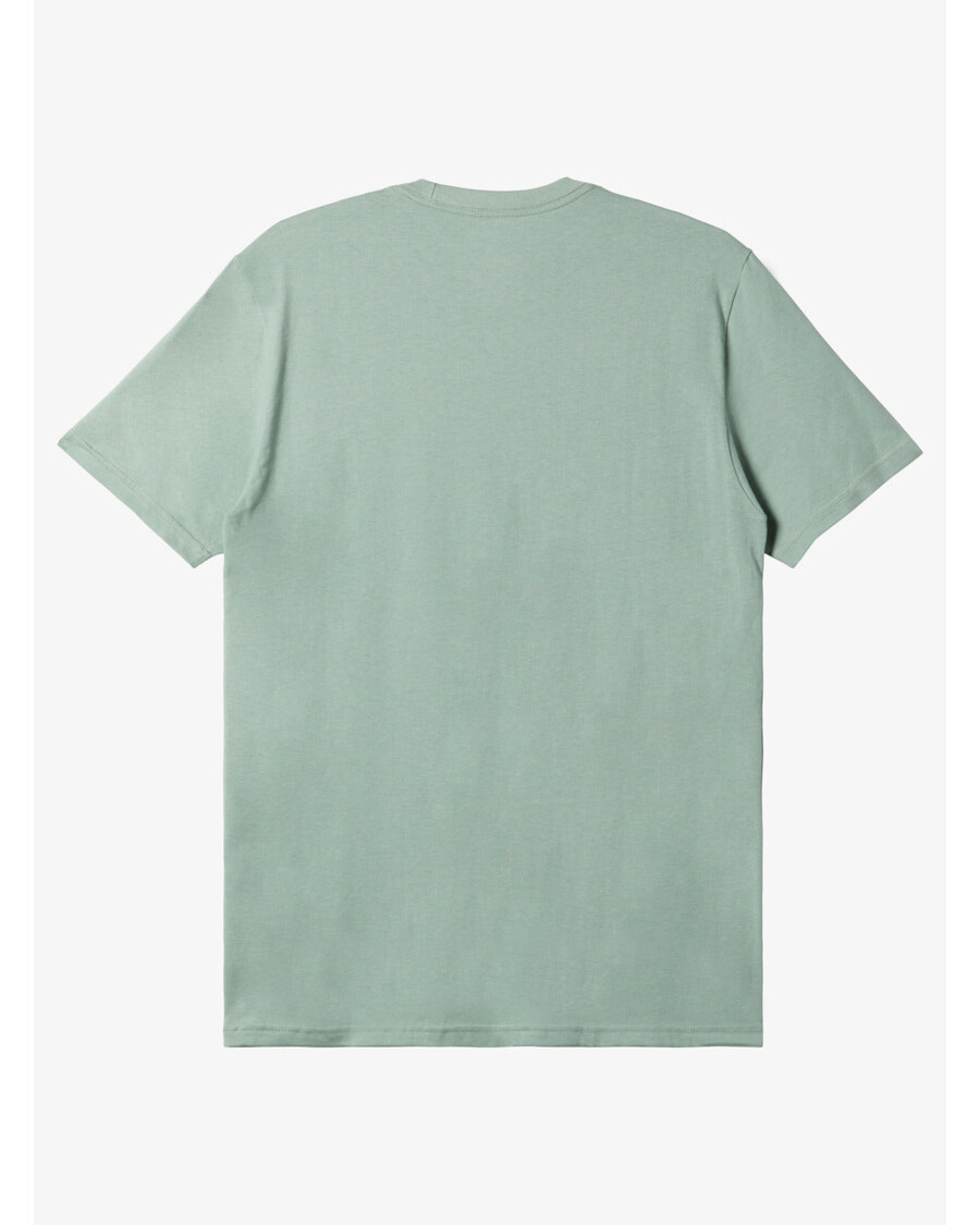 T-shirt με λογότυπο Quiksilver Comp - πράσινο Iceberg