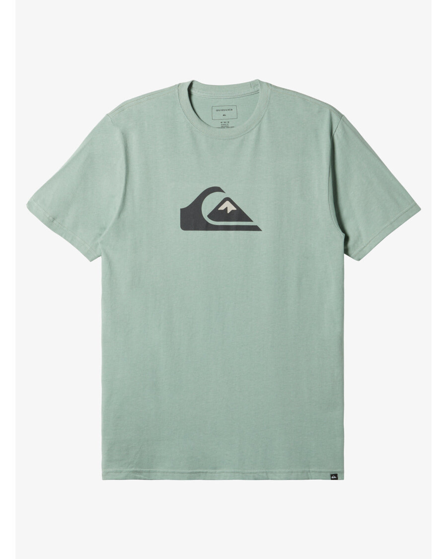Kaos Quiksilver Comp Logo - Iceberg Green