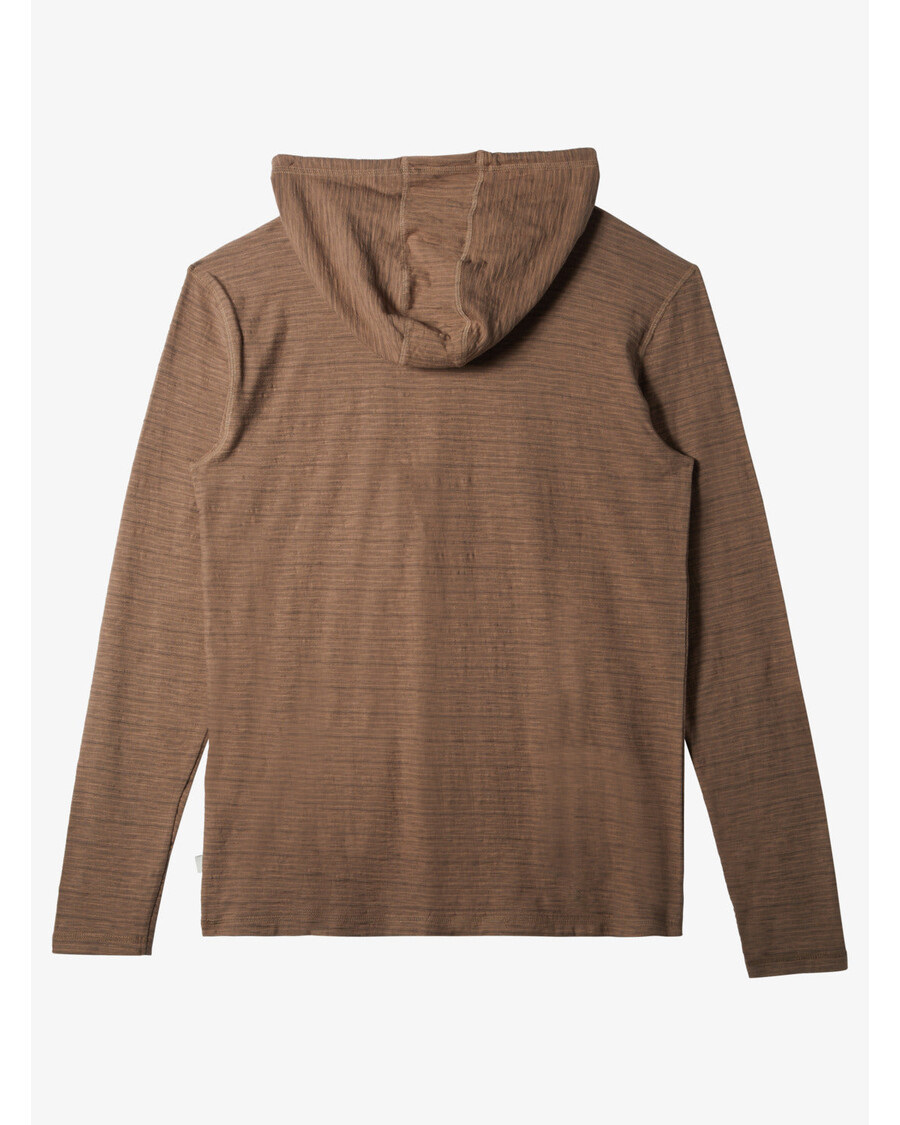 Quiksilver Kentin Pitkähihainen Hupullinen T-paita - Kentin Fossil