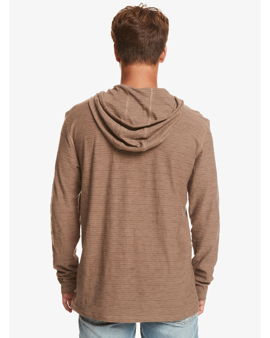 Quiksilver Kentin Pitkähihainen Hupullinen T-paita - Kentin Fossil