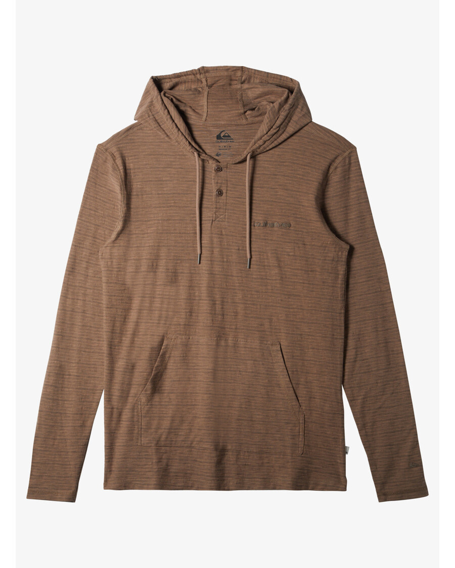 Quiksilver Kentin μακρυμάνικο μπλουζάκι με κουκούλα - Kentin Fossil