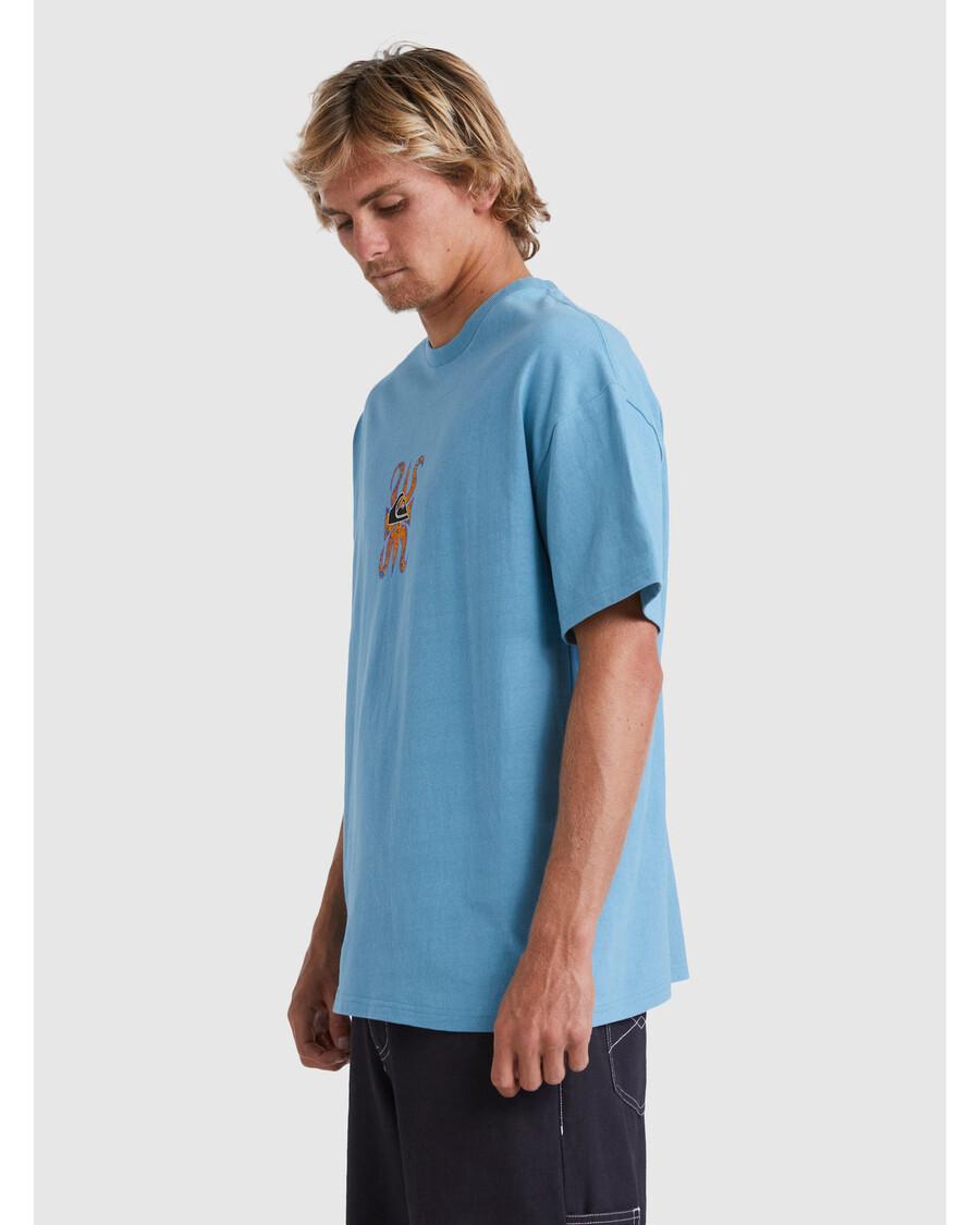 Quik Sidabriniai Trišakiai Marškinėliai - Adrijos Mėlyna