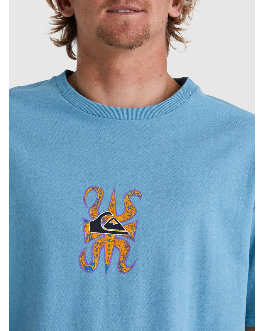 Quik Sidabriniai Trišakiai Marškinėliai - Adrijos Mėlyna