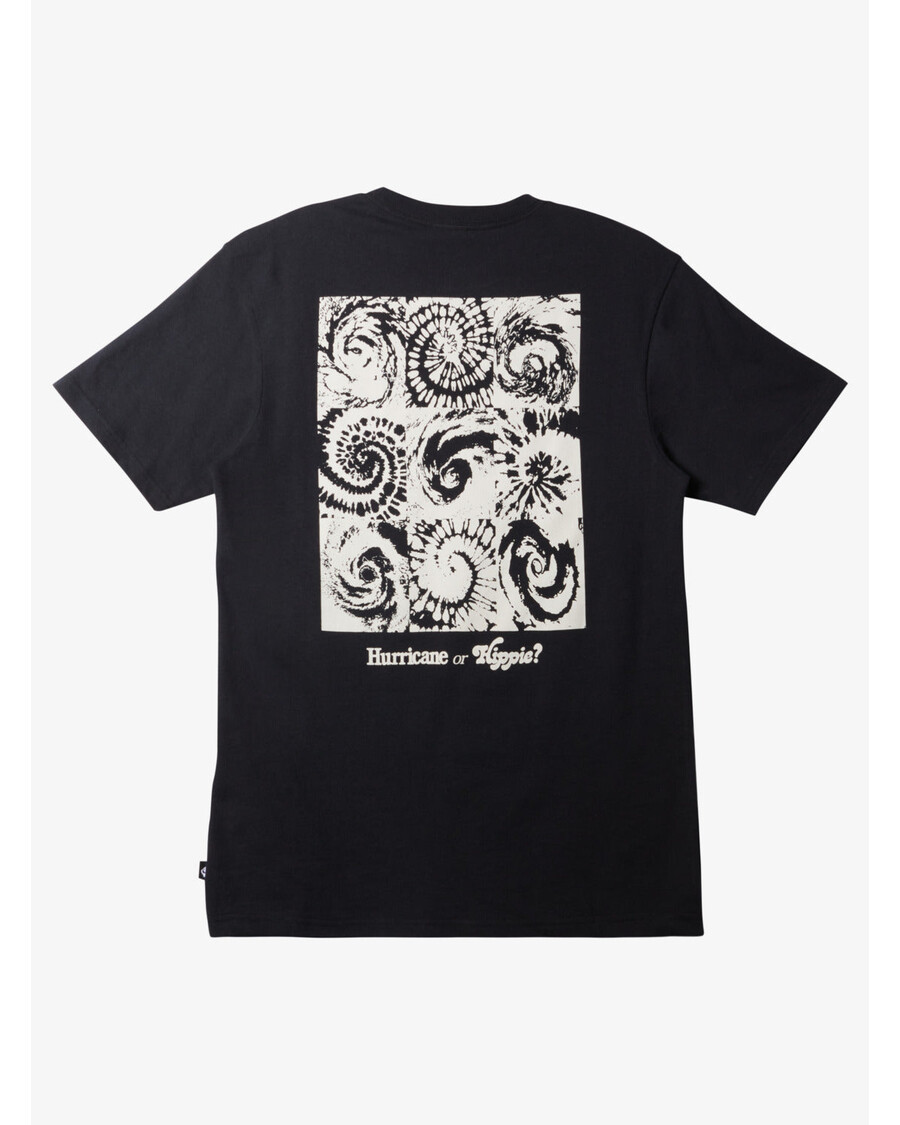 Quik Silver Hurricane ή Hippie T-shirt - μαύρο
