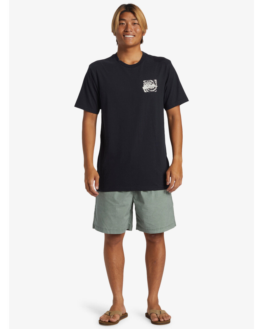 Quik Silver Hurricane ή Hippie T-shirt - μαύρο