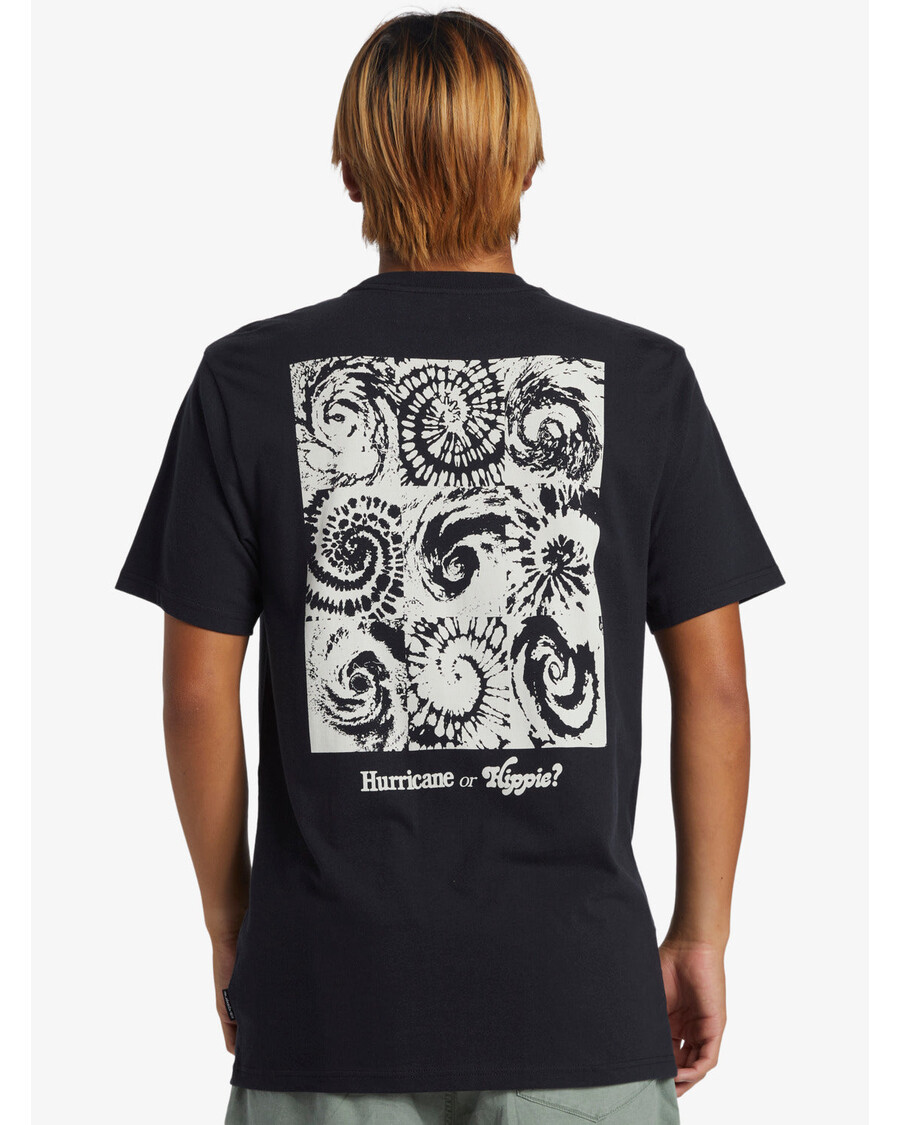 Quik Silver Hurricane ή Hippie T-shirt - μαύρο