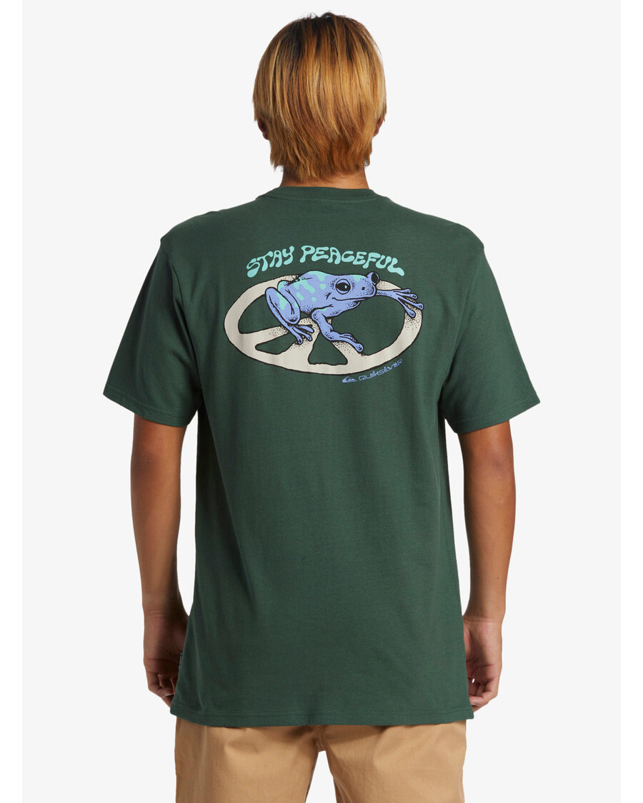Quik Silver Stay Peaceful T-Shirt - Forest