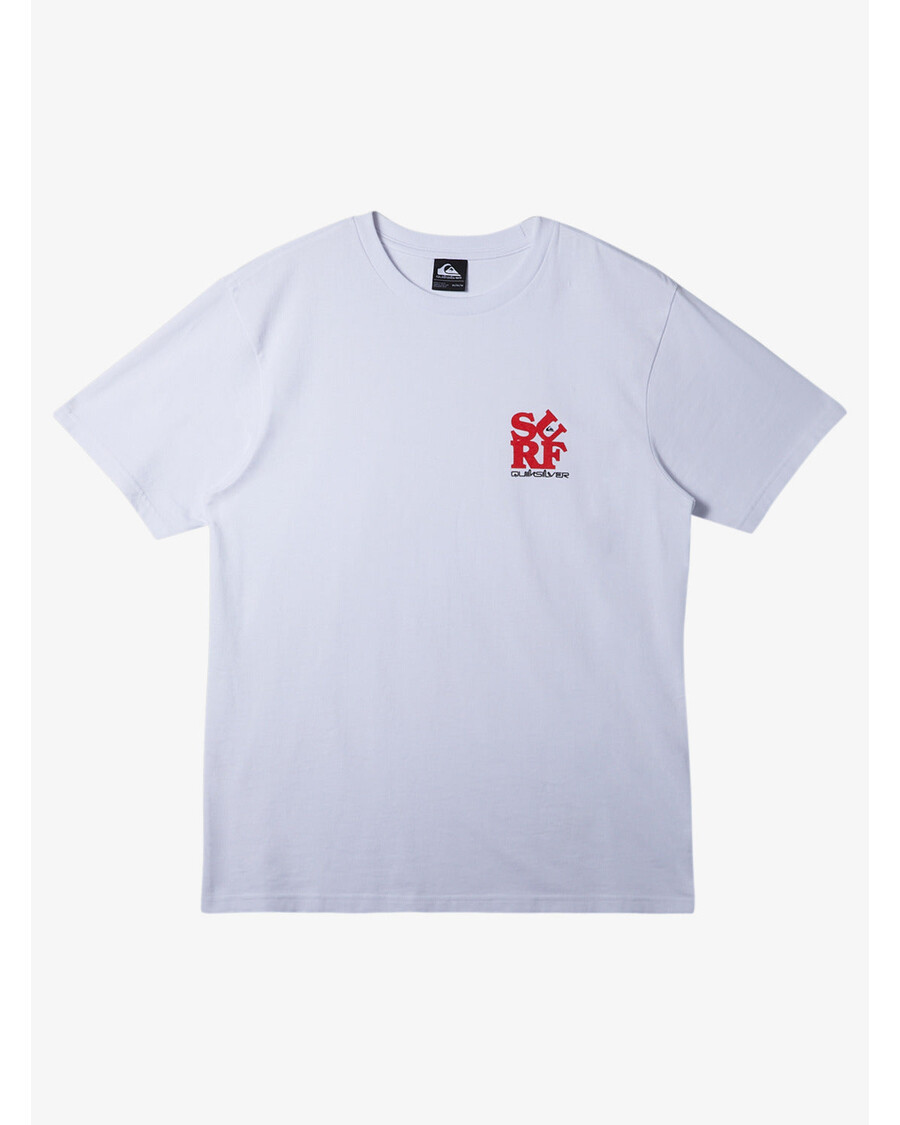 T-shirt Quiksilver Surf - λευκό