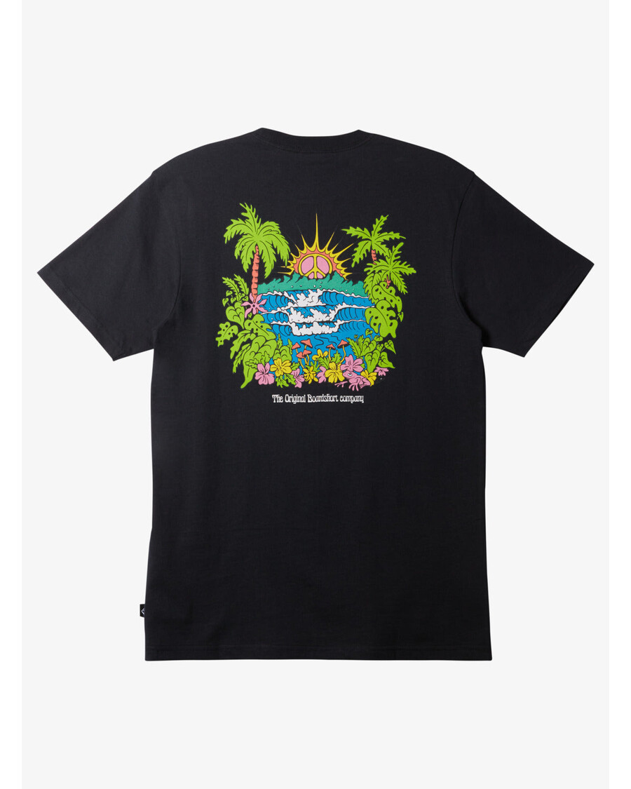 Quik Silver Island Sunrise Marškinėliai - Juodi