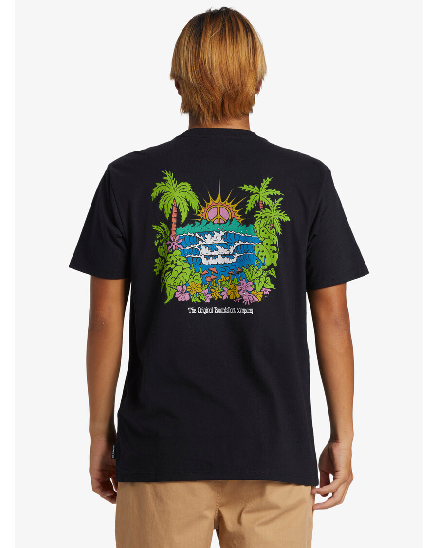 Quik Silver Island Sunrise Marškinėliai - Juodi