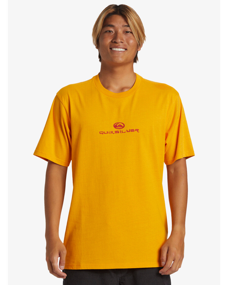 μπλουζάκι Quicksilver Dragon Fist - λαμπερό κίτρινο