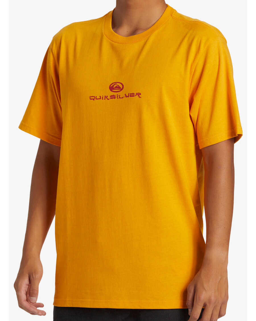 μπλουζάκι Quicksilver Dragon Fist - λαμπερό κίτρινο