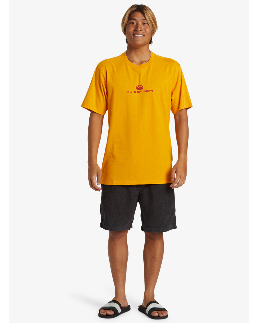 μπλουζάκι Quicksilver Dragon Fist - λαμπερό κίτρινο