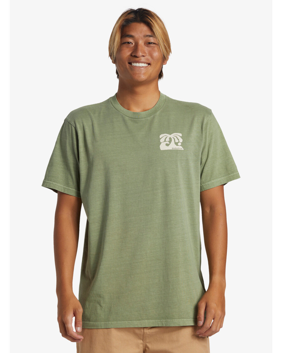 Quik Silver Island Time T-Shirt - Sea Spray
