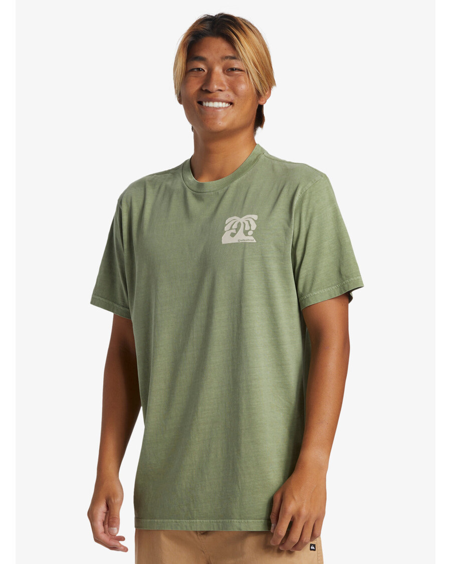 Quik Silver Island Time T-Shirt - Sea Spray