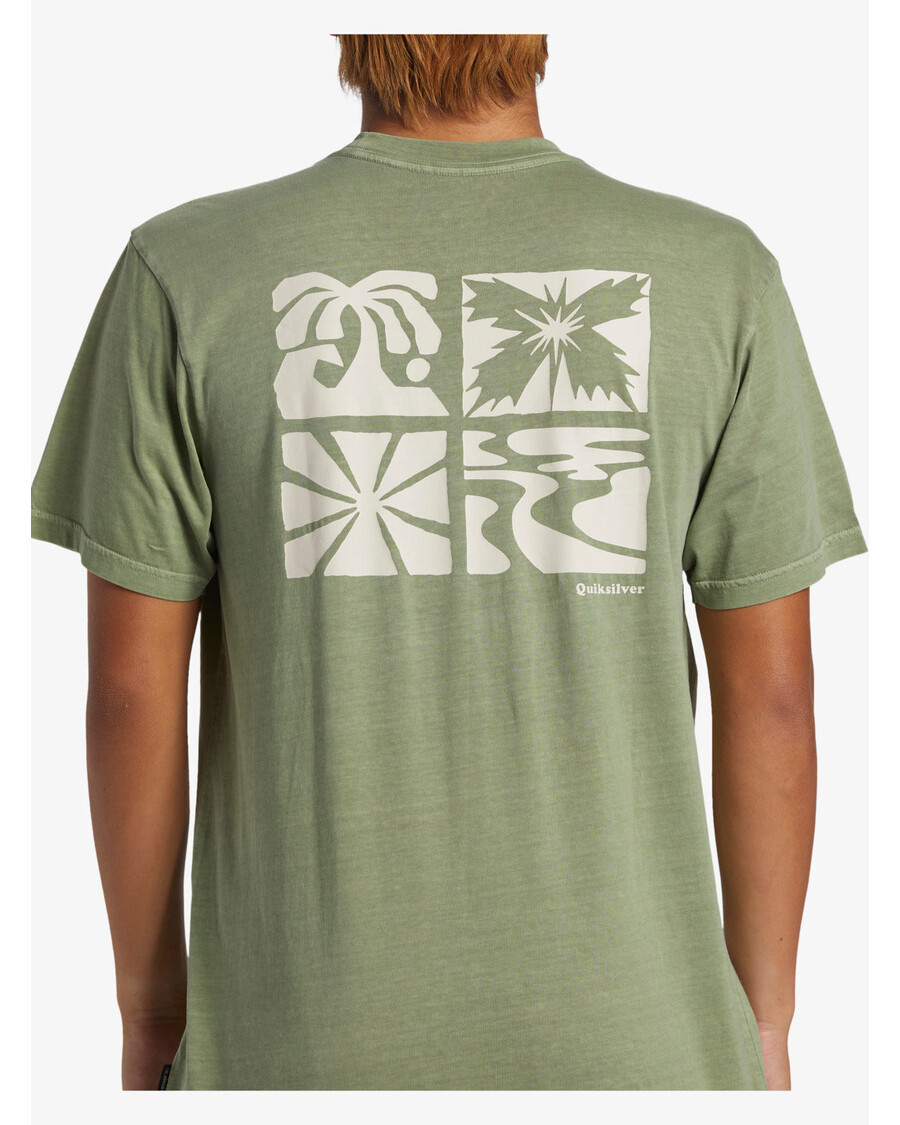 Quik Silver Island Time T-Shirt - Sea Spray
