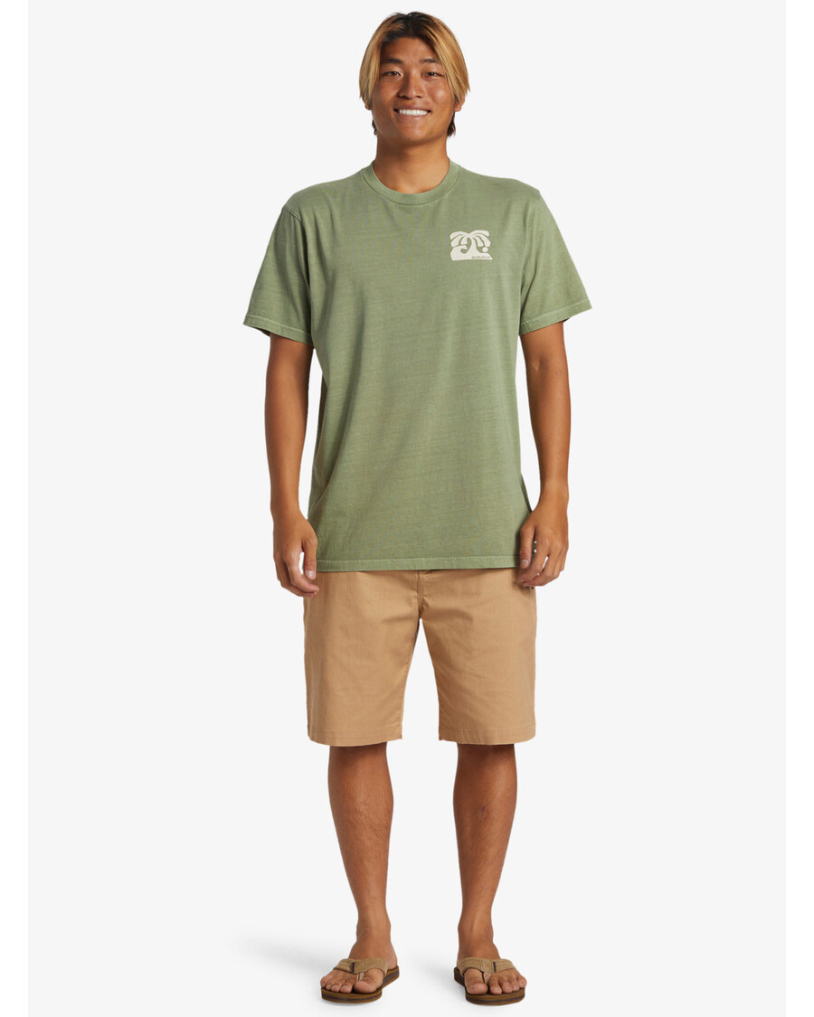 Quik Silver Island Time T-Shirt - Sea Spray