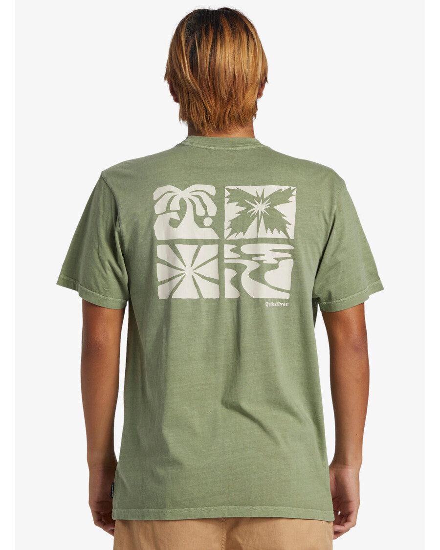 Quik Silver Island Time T-Shirt - Sea Spray