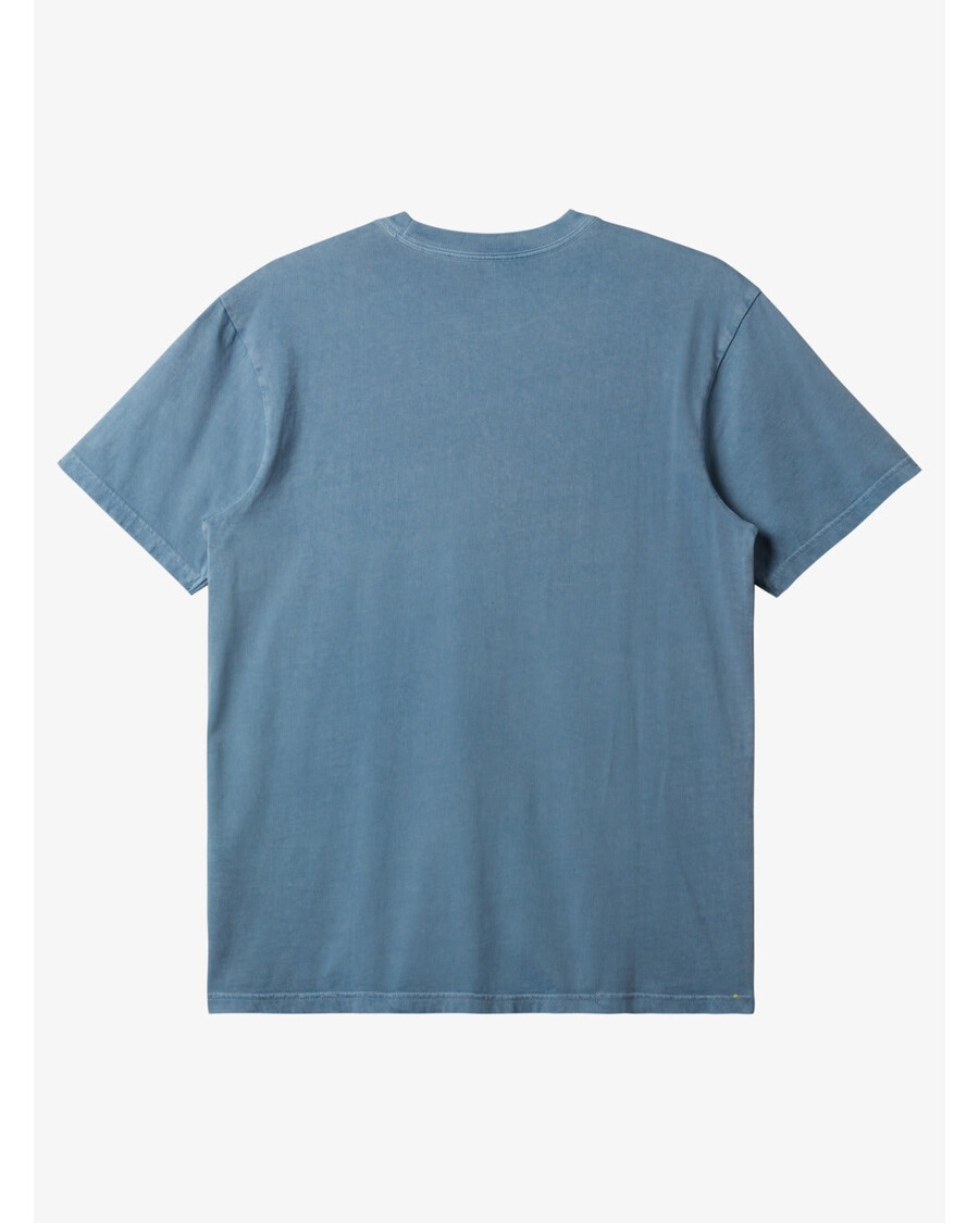 Quik Silver Salt Water Pocket Tee T-Shirt - Blue Shadow