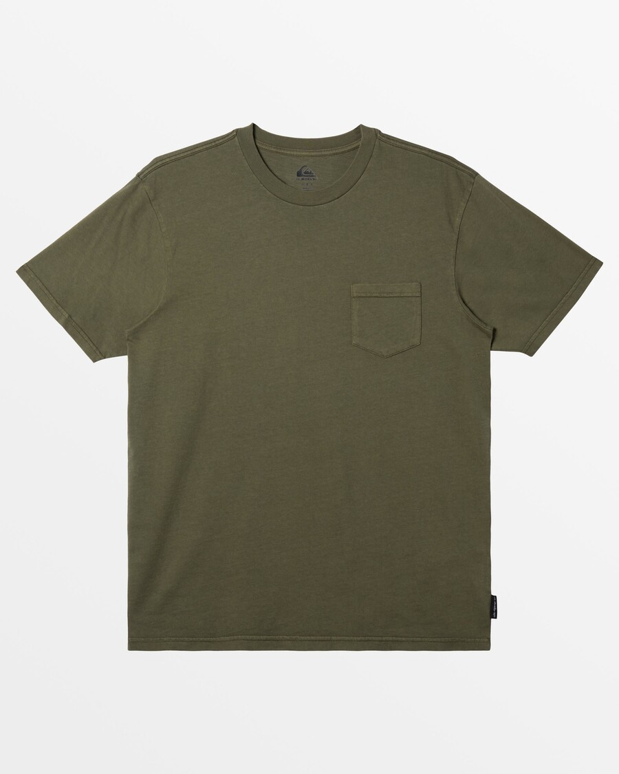 T-shirt με τσέπη με θαλασσινό νερό Quiksilver - φύλλο σταφυλιού