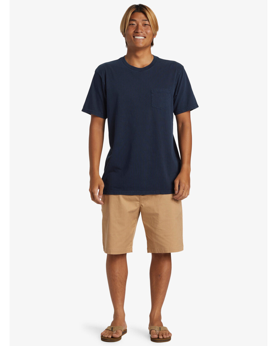 クイックシルバー ソルト ウォーター ポケット ティー T シャツ - ダークネイビー