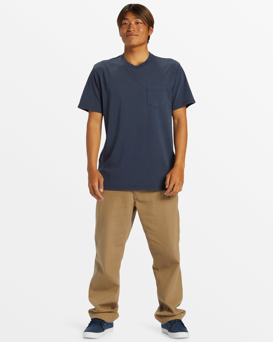 クイックシルバー ソルト ウォーター ポケット ティー T シャツ - ダークネイビー